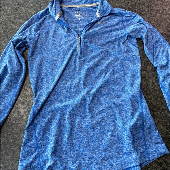 Nike Jackets & Blazers - Nike Dri-FIT Blue Running Top